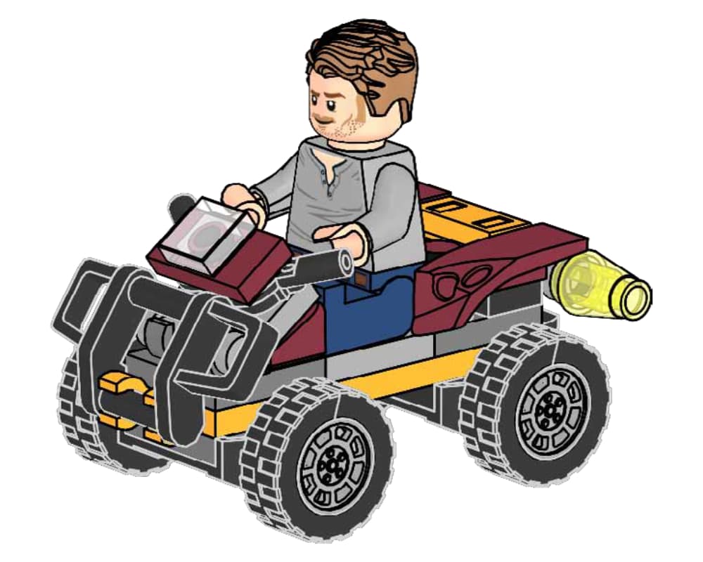 LEGO 122223 Owen with Quad