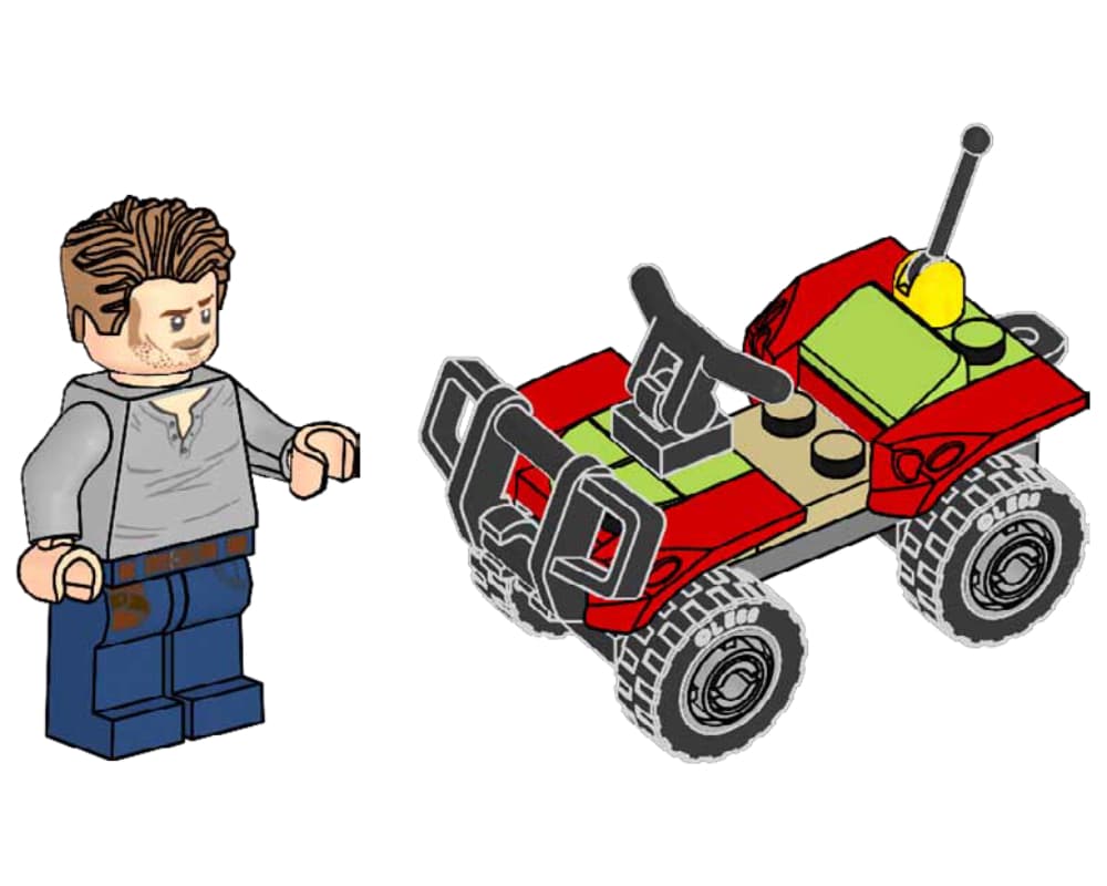 LEGO 122503 Owen with Quad bike