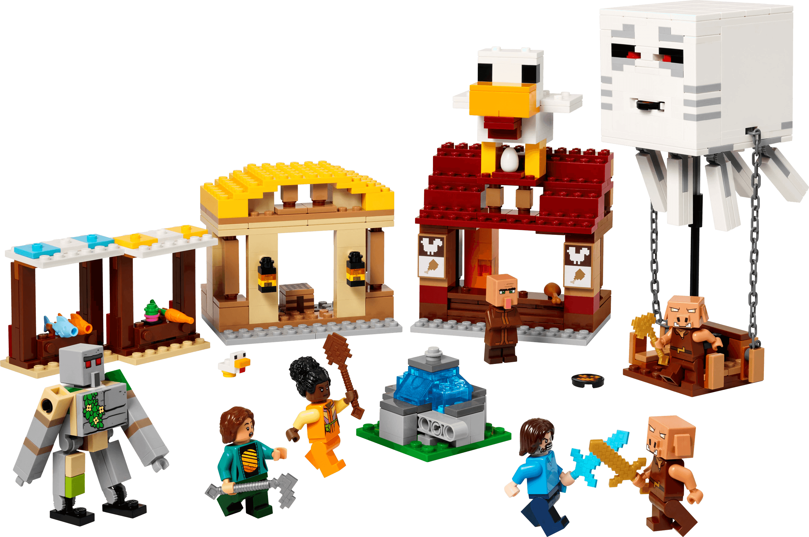 LEGO 21273 The Ghast Balloon Village Attack