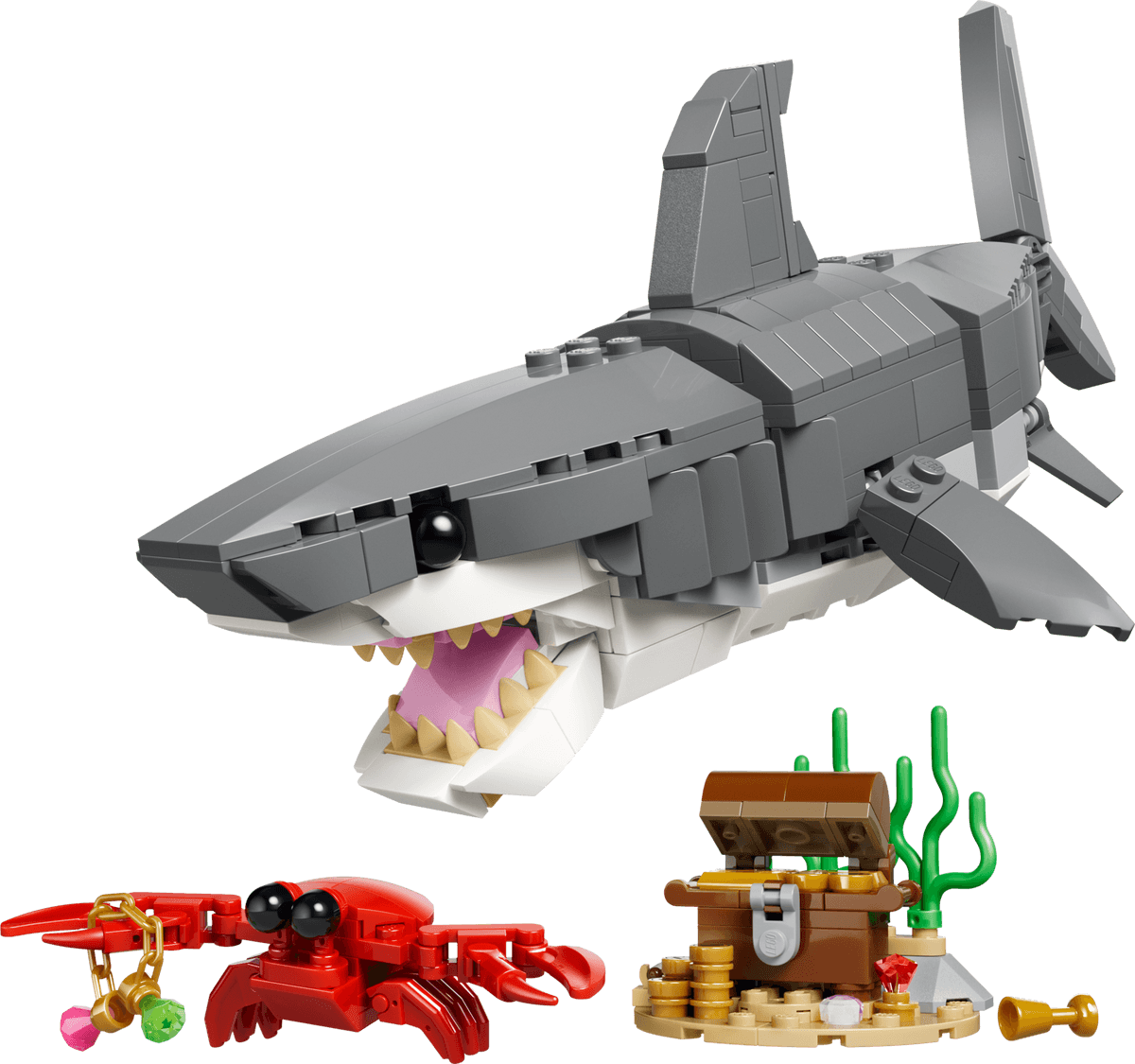 LEGO 31381 Fierce Shark with a Treasure Chest