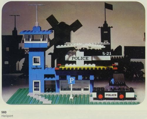 LEGO 560-2 Police Heliport