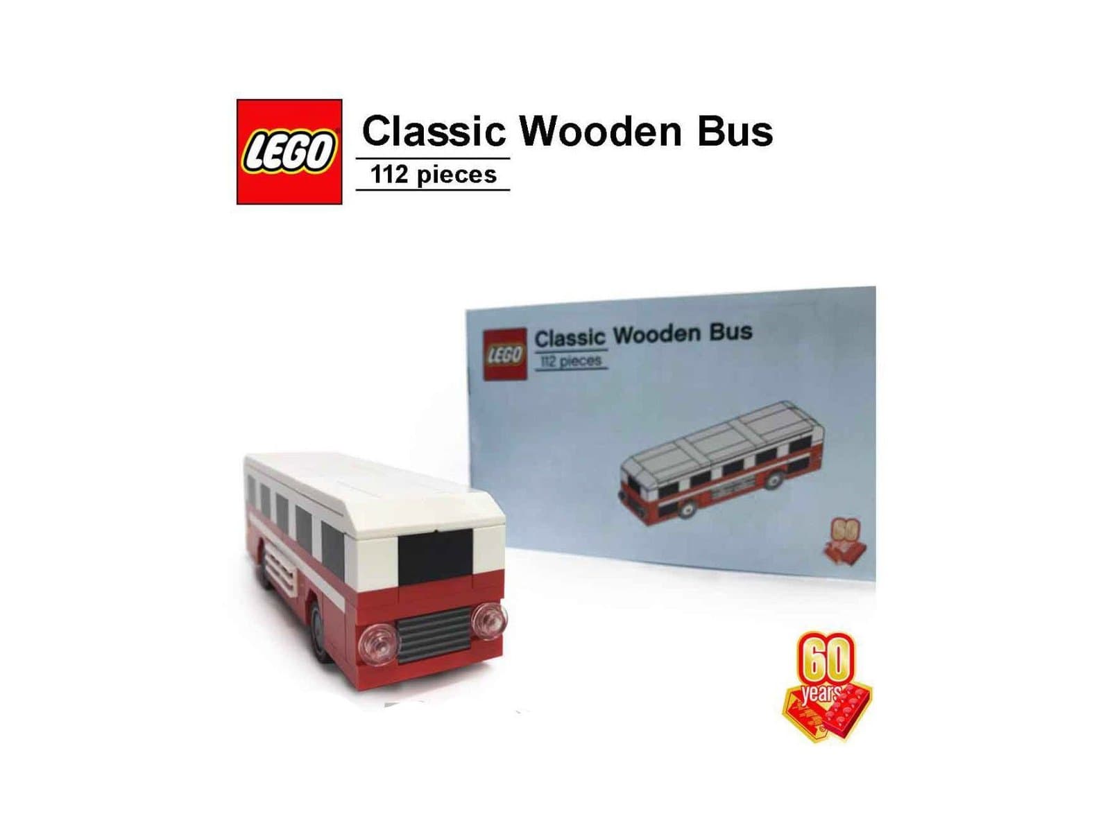 LEGO 6258618 LEGO Brick 60th Anniversary Red Pencil Pot