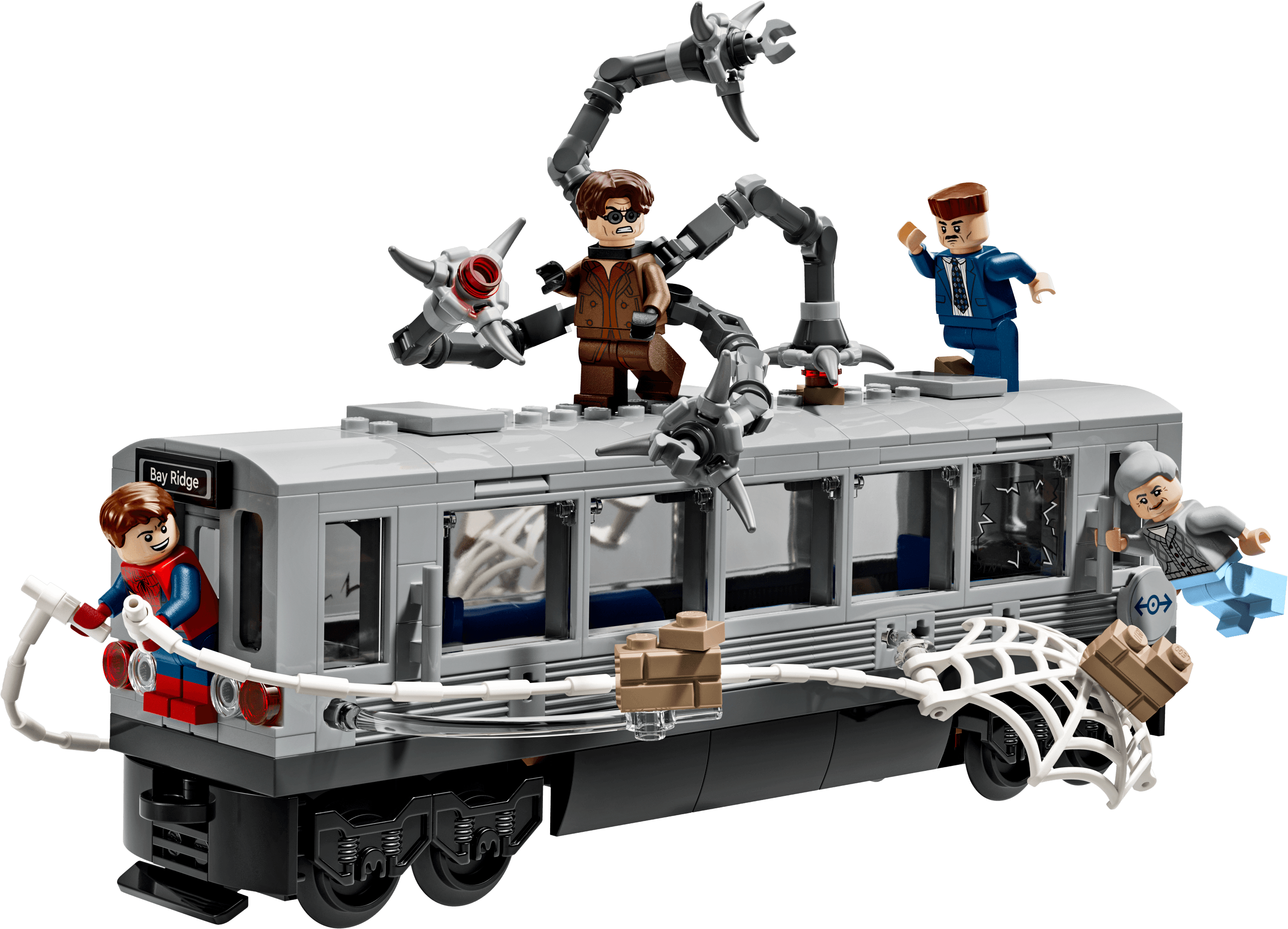 LEGO 76321 Spider-Man vs. Doc Ock Subway Train Scene