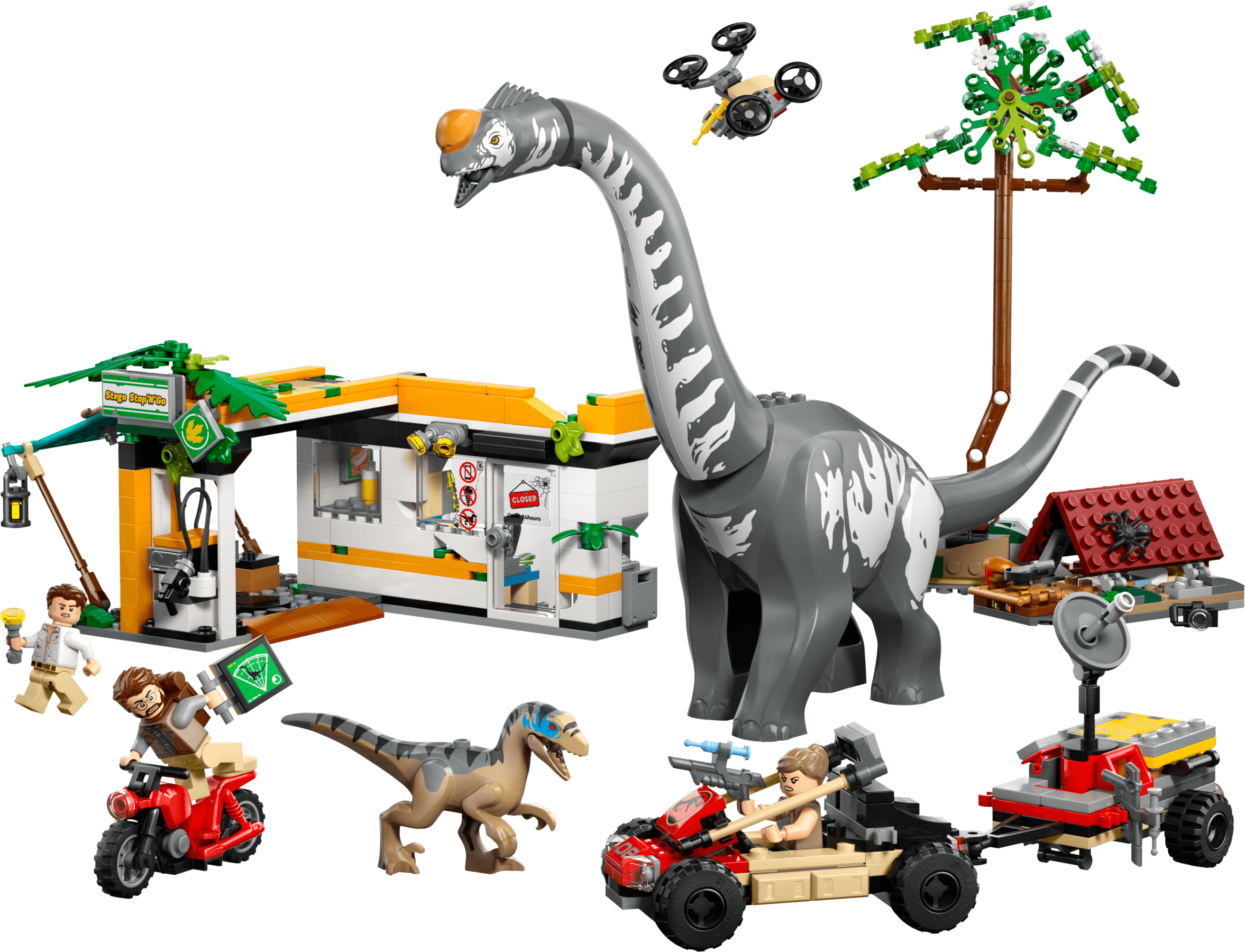 LEGO 76973 Raptor & Titanosaurus Tracking Mission