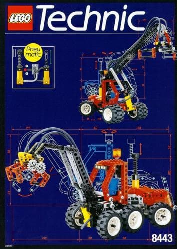 LEGO 8443 Pneumatic Log Loader