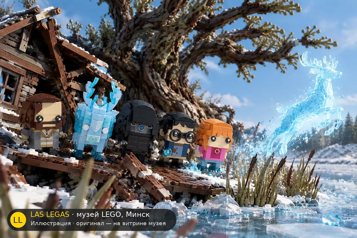 Иллюстрация: LEGO 40677 Узник Азкабана в диораме своего сюжета