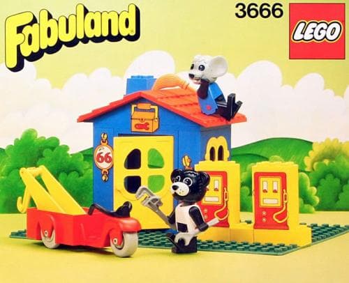 LEGO 3666 Billy Bear and Mortimer Mouse's Service Station