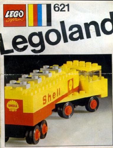 LEGO 621-2 Articulated petrol tanker