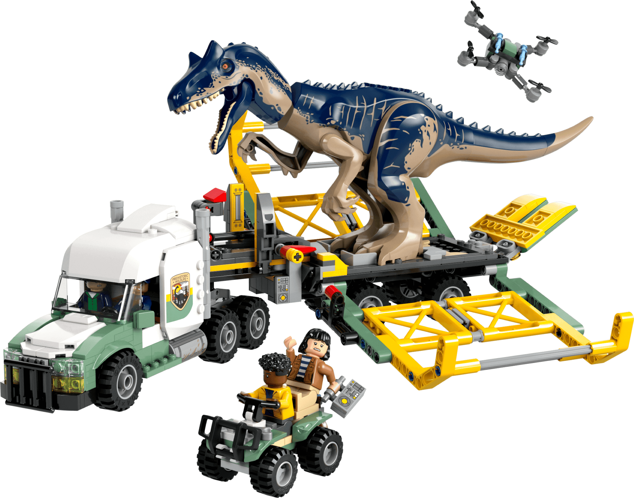 LEGO 76966 Dinosaur Missions: Allosaurus Transport Truck