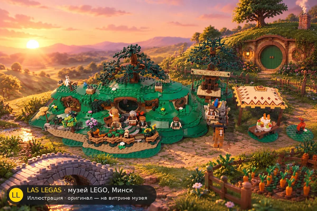 Иллюстрация: LEGO 10354 Шир в диораме своего сюжета