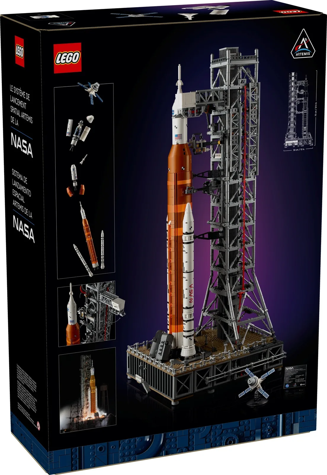 NASA Artemis Space Launch System 10341, серия Icons, 3601 деталь, 2024 год