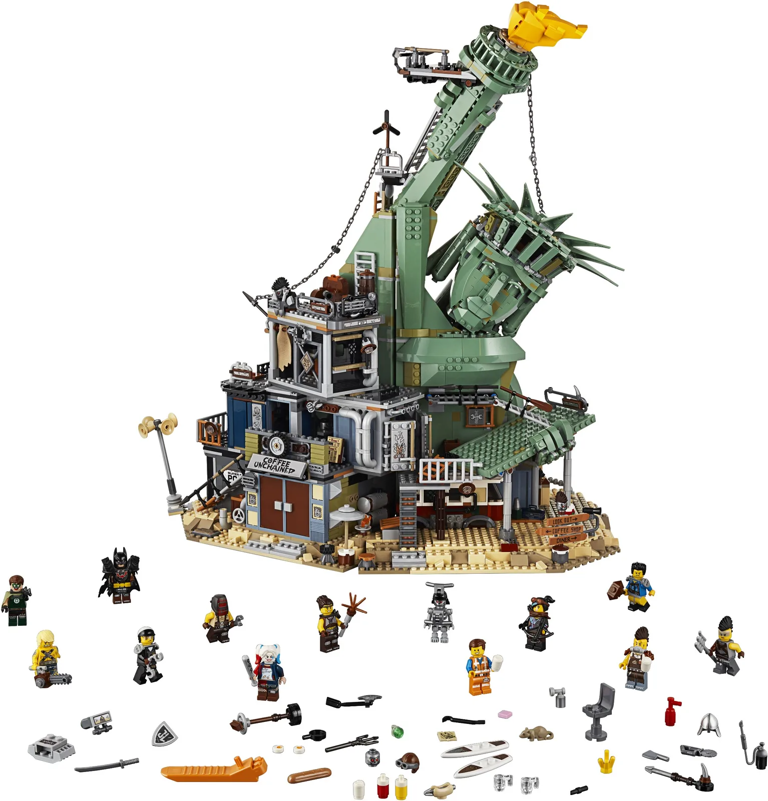 Welcome to Apocalypseburg! 70840, серия The LEGO Movie 2, 3178 деталей, 2019 год