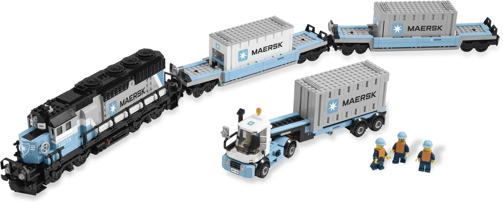 Maersk Train 10219, серия Advanced models, 1234 детали, 2011 год
