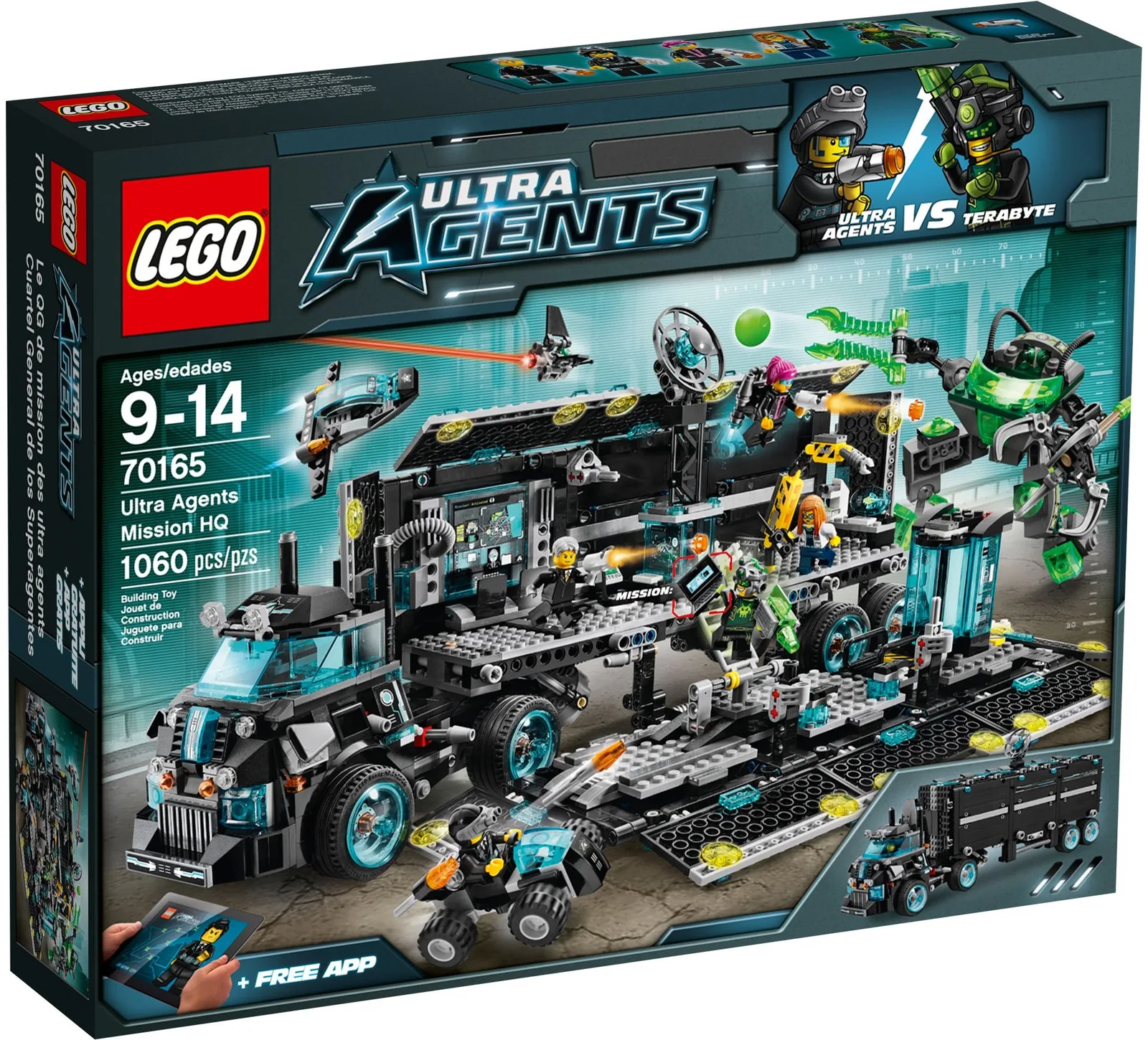 Ultra Agents Mission HQ 70165, серия Ultra Agents, 1060 деталей, 2014 год