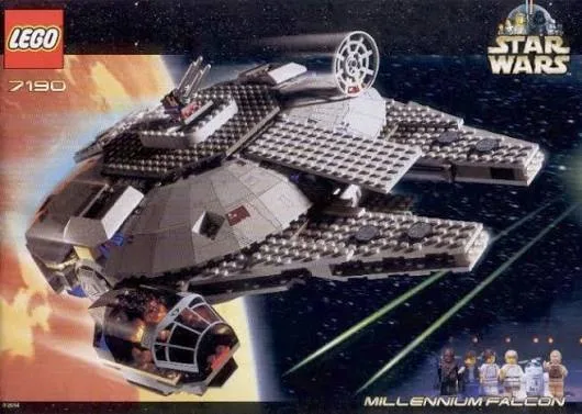Millennium Falcon 7190, серия Star Wars. 663 детали. 2000 год