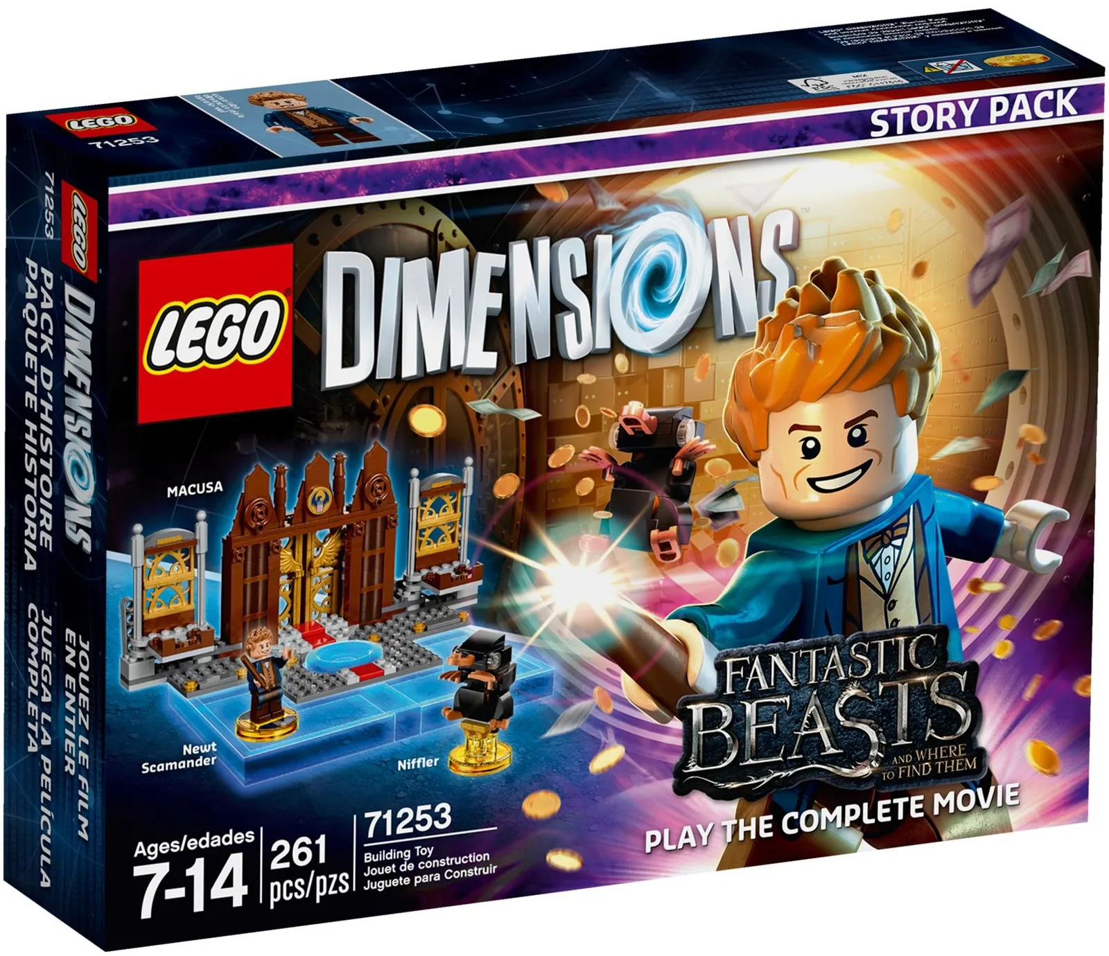 Fantastic Beasts and Where to Find Them: Play the Complete Movie 71253, серия Dimensions, 261 деталь, 2016 год