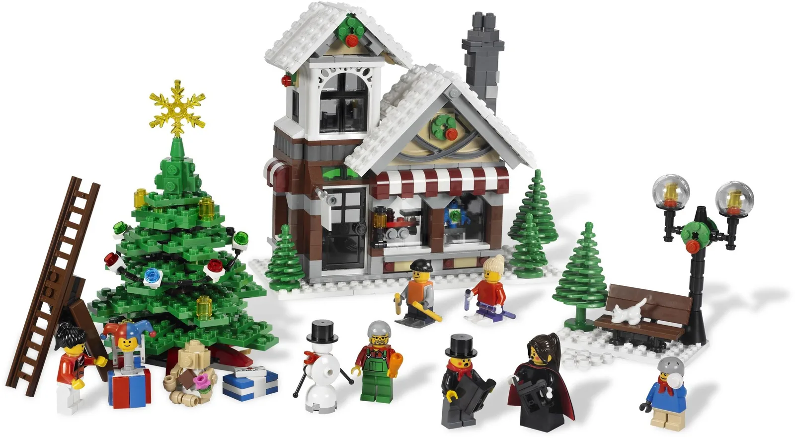 Winter Village Toy Shop 10199, серия Advanced models, 815 деталей, 2009 год