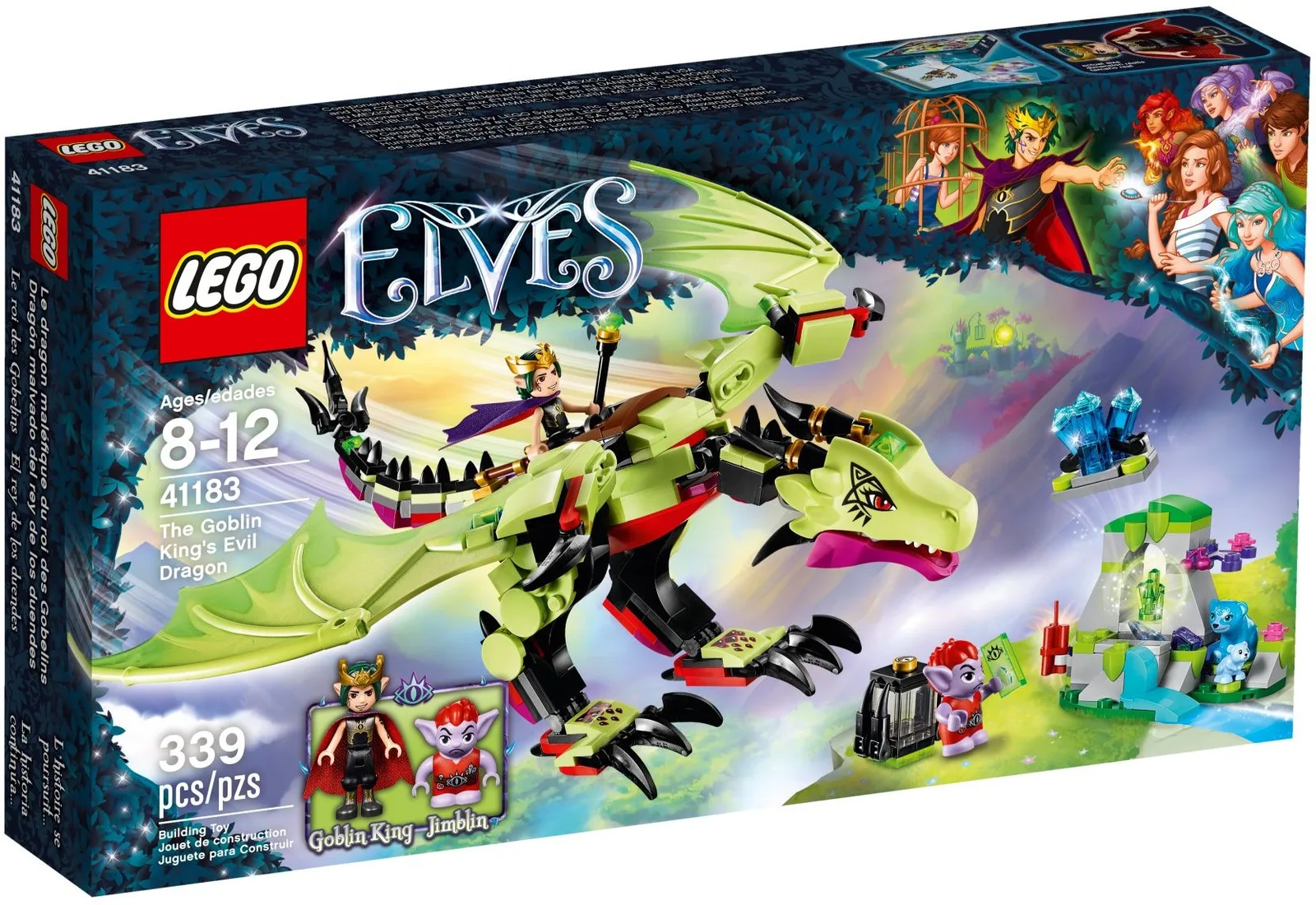 The Goblin King's Evil Dragon 41183, серия Elves, 339 деталей, 2017 год