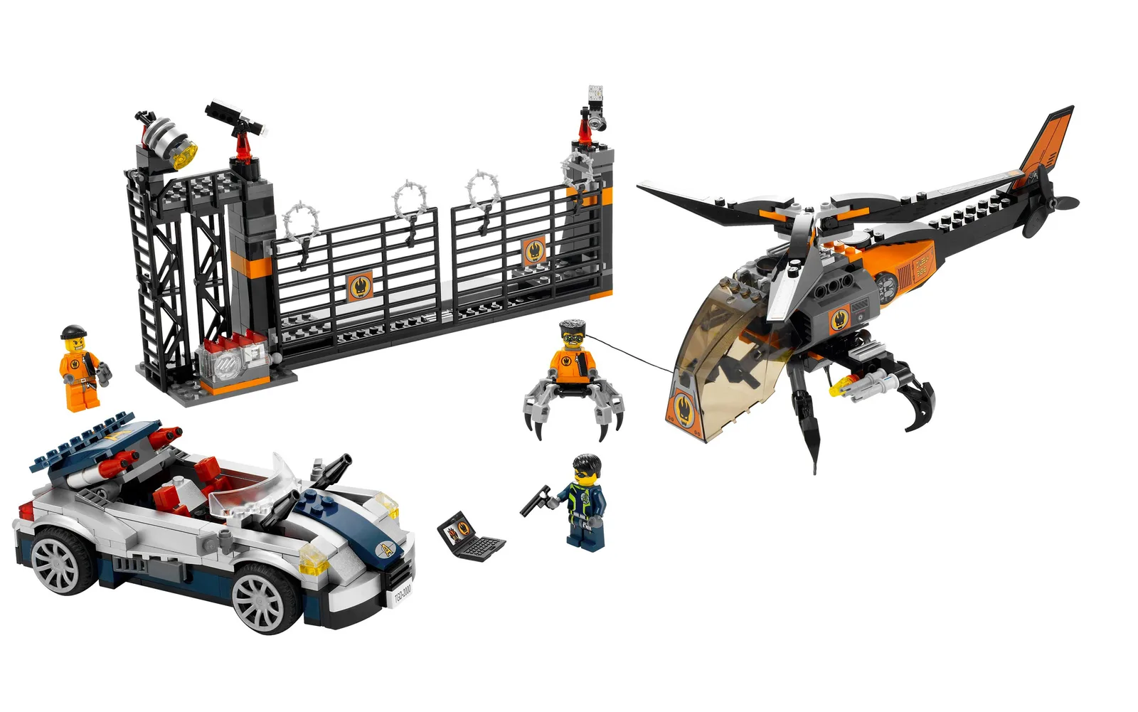 Turbocar Chase 8634, серия Agents, 498 деталей, 2008 год