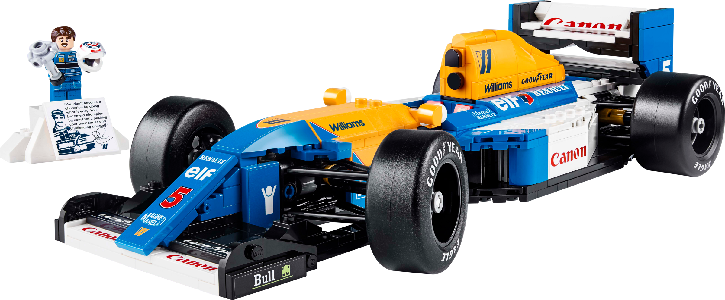 LEGO 10353 Williams Racing FW14B & Nigel Mansell — экспонат музея Las Legas