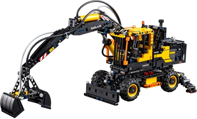 LEGO 42053 Volvo EW160E — экспонат музея Las Legas