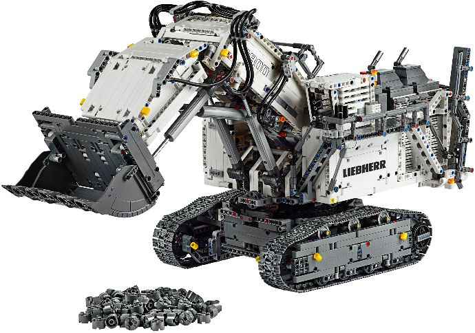 LEGO 42100 Liebherr R 9800 — экспонат музея Las Legas
