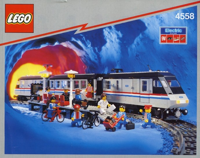 LEGO 4558 Metroliner — экспонат музея Las Legas