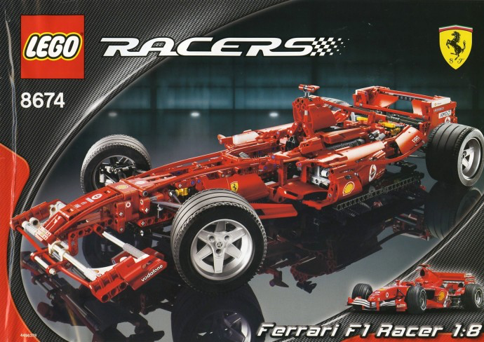 LEGO 8674 Ferrari F1 Racer 1:8 — экспонат музея Las Legas