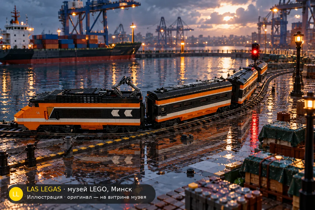 LEGO 10233 Horizon Express — экспонат музея Las Legas