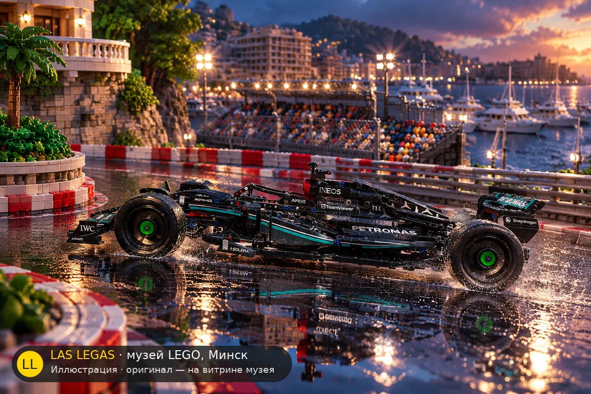 LEGO 42171 Mercedes-AMG F1 W14 E Performance — экспонат музея Las Legas