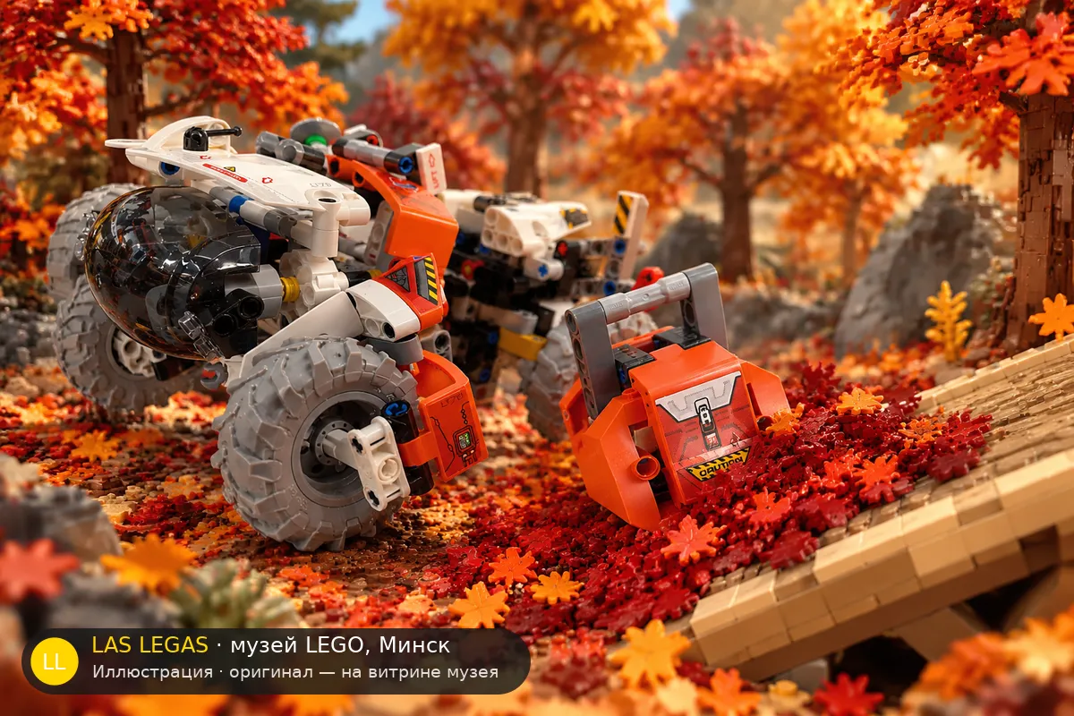 LEGO 42178 Surface Space Loader LT78 — экспонат музея Las Legas